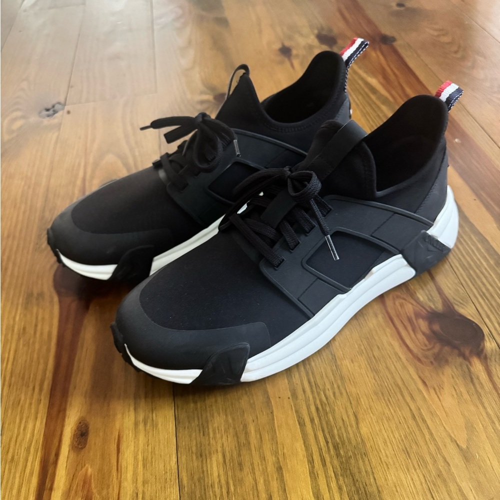 Moncler Black and White Sneakers